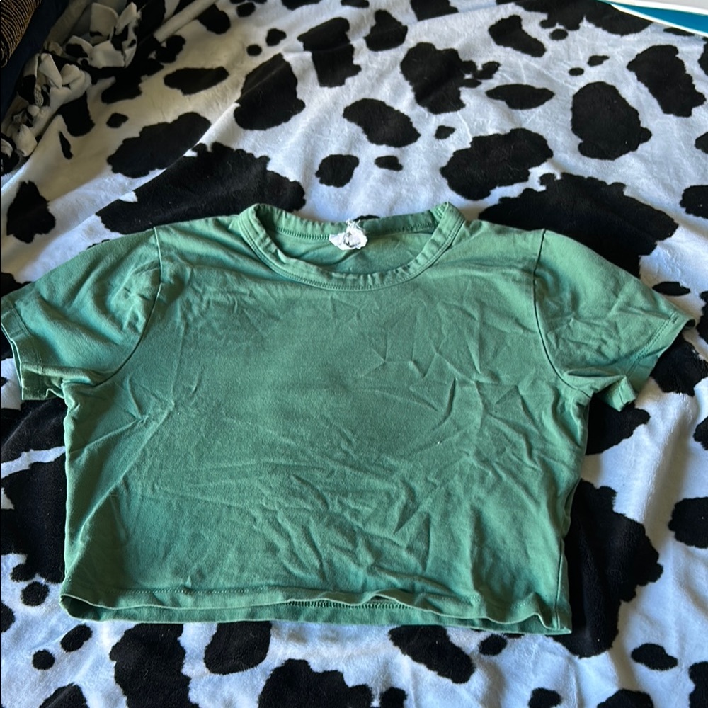 Cotton On Green Crop Top